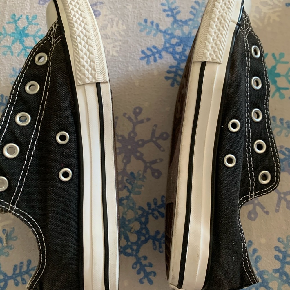 Converse All Star Low Top Black Sneakers - Picture 3 of 6